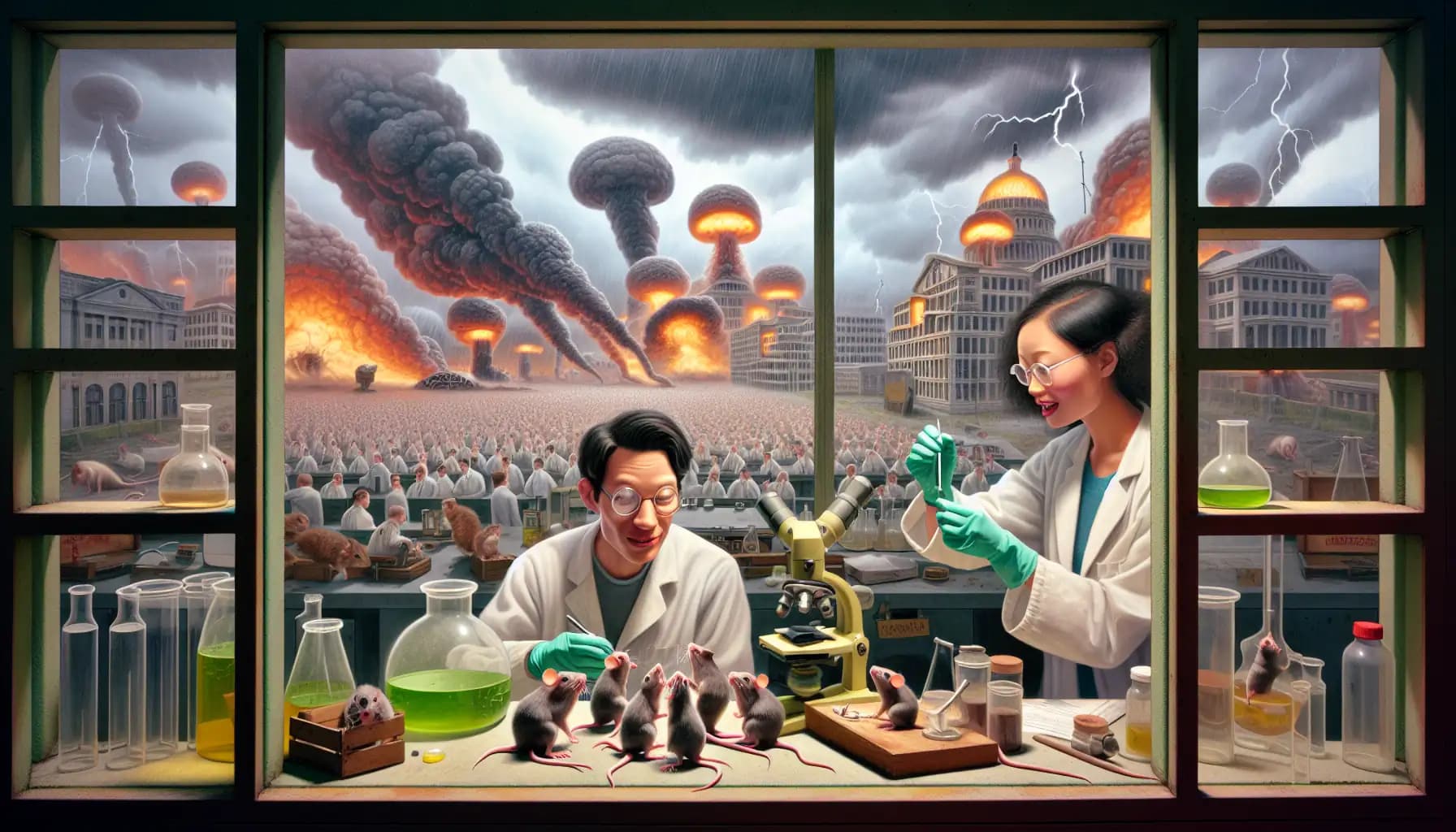 Frankenstein's Laboratory: Genetically Modified Mayhem Unleashed