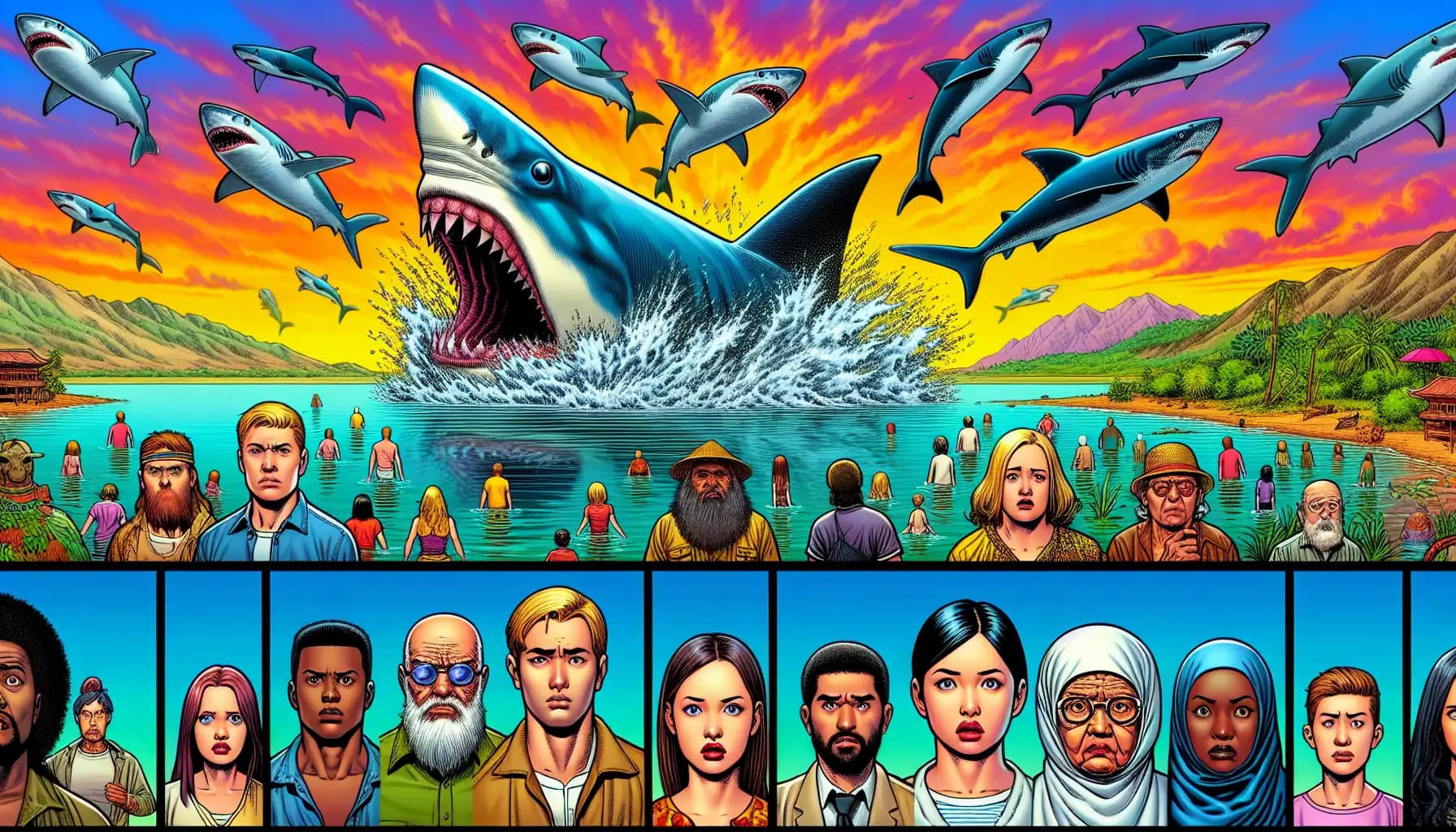 Lakes of Terror: When Sharks Invade Tranquil Waters