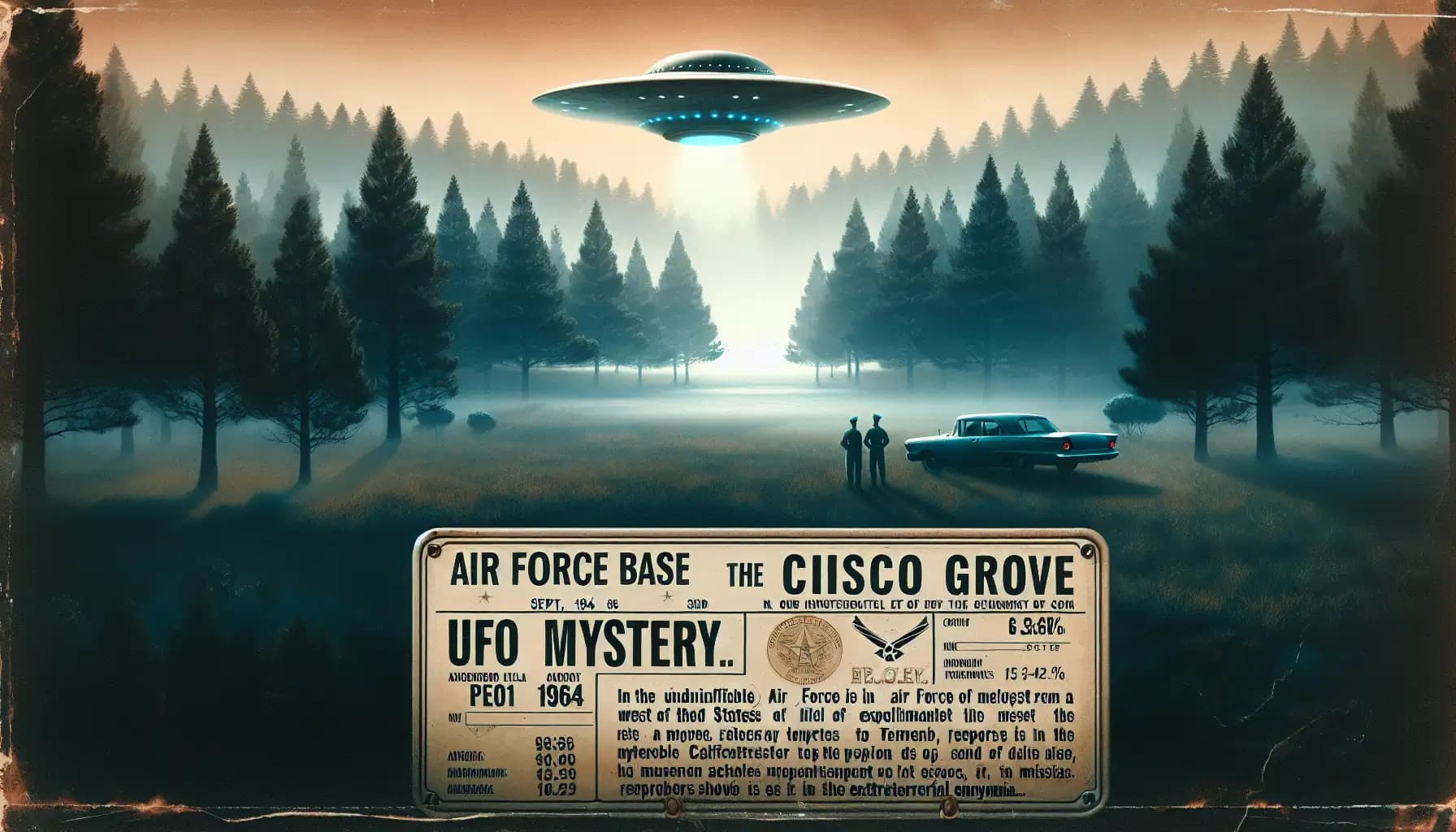 Mystery in Cisco Grove: Don Shrum’s Encounter with UFOs, Aliens and Robots