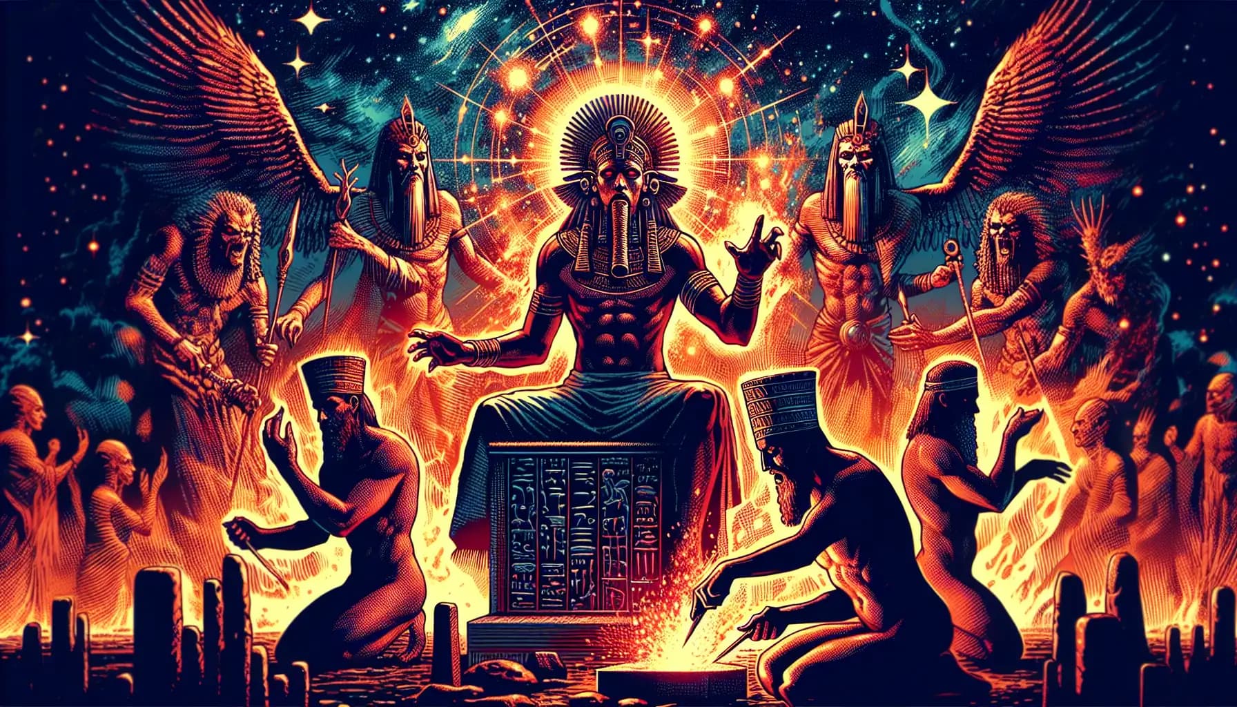 The Anunnaki and Their Dark Purification Rituals: Unveiling Ancient Mysteries