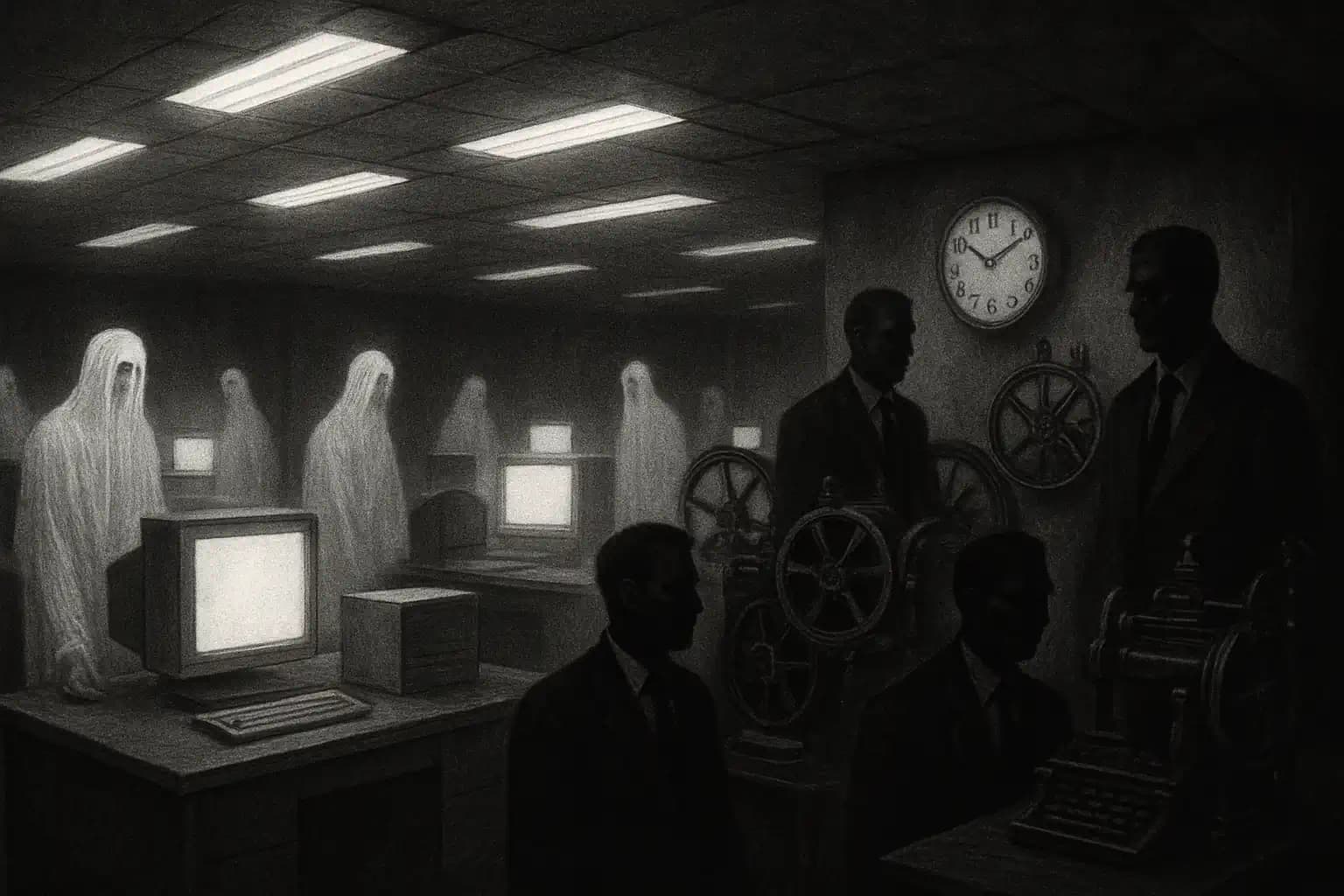 Ghosts in the Machine: Spectral Capitalism, Haunted Workplaces, and Marx’s ‘Dead Labor’ in the 21st Century