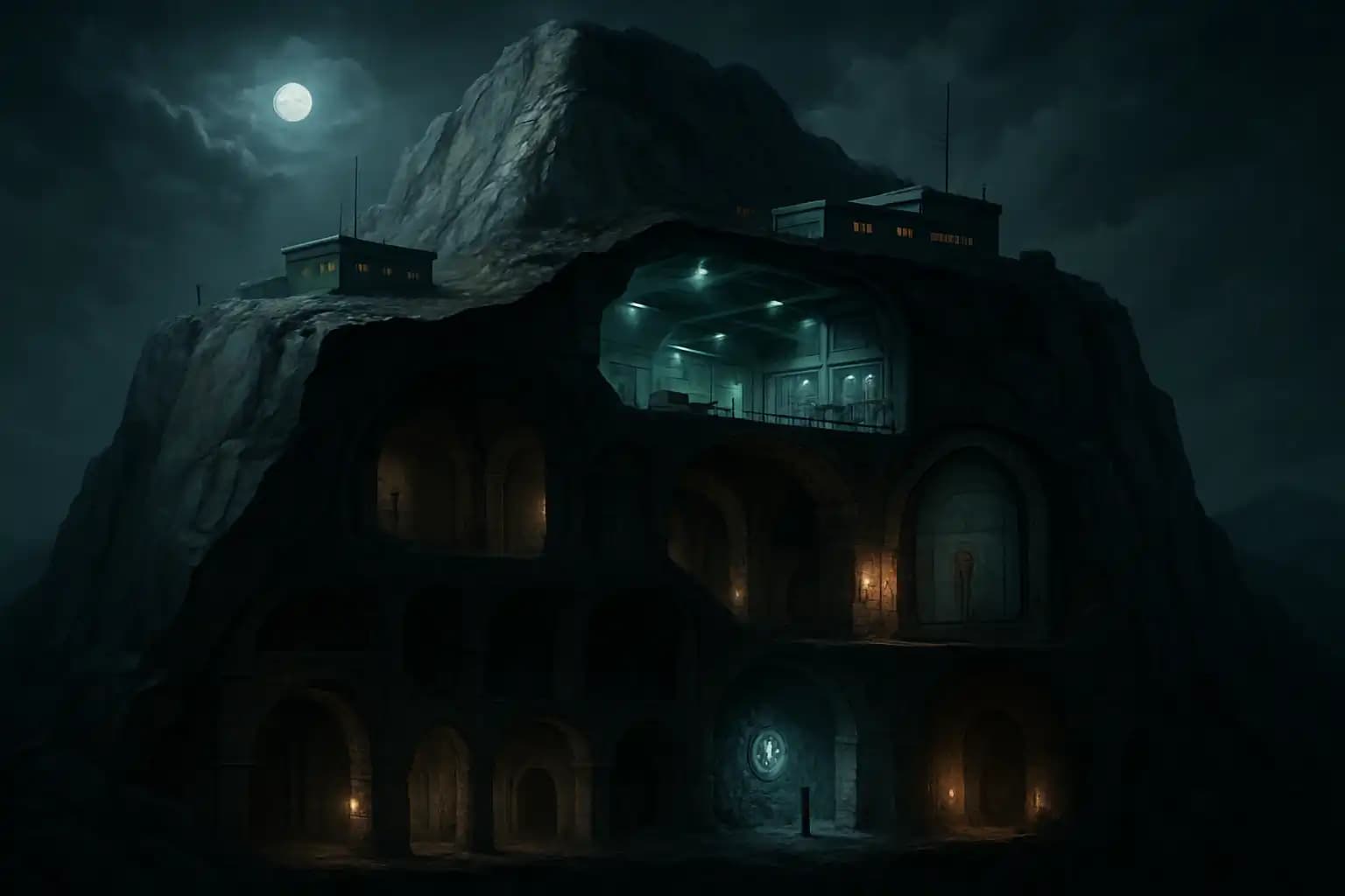 Secrets Beneath the Surface: Did Military Sites Inherit the Old World's Underground Cities?