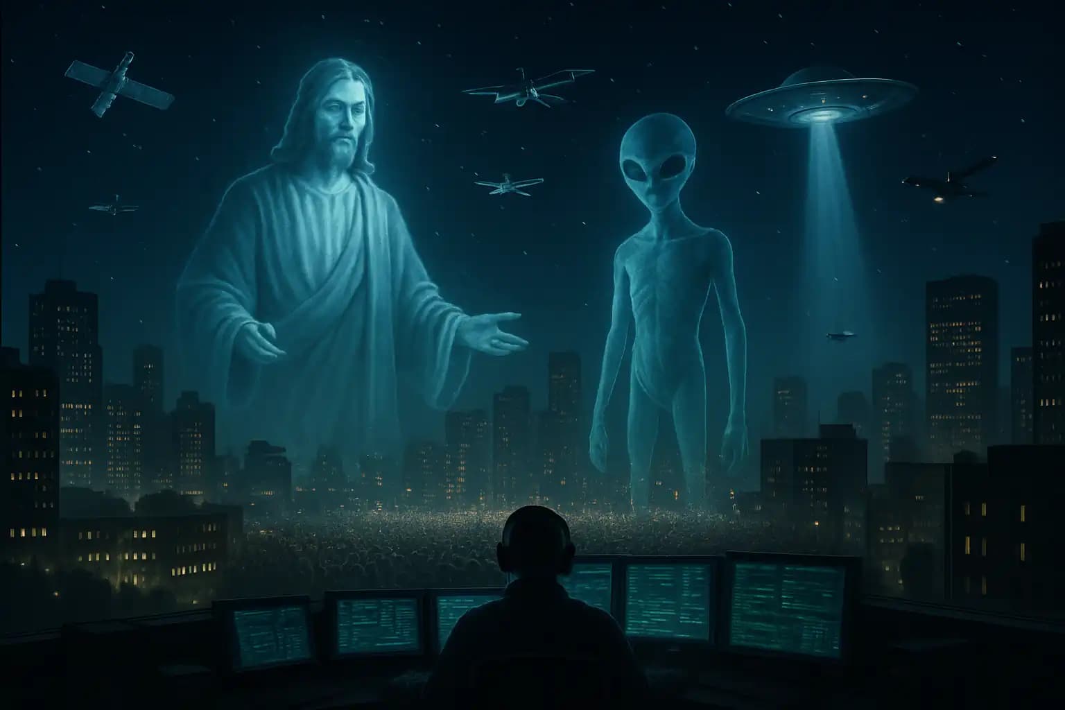 Project Blue Beam: Holograms, Aliens, and the End-Times Tech Conspiracy
