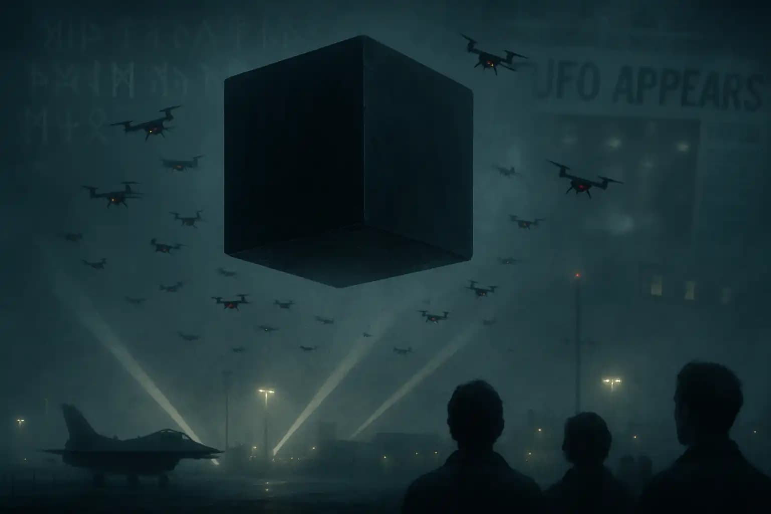 The Black Cube UFO Over Wright-Patterson: Ancient Symbol or Military Riddle?