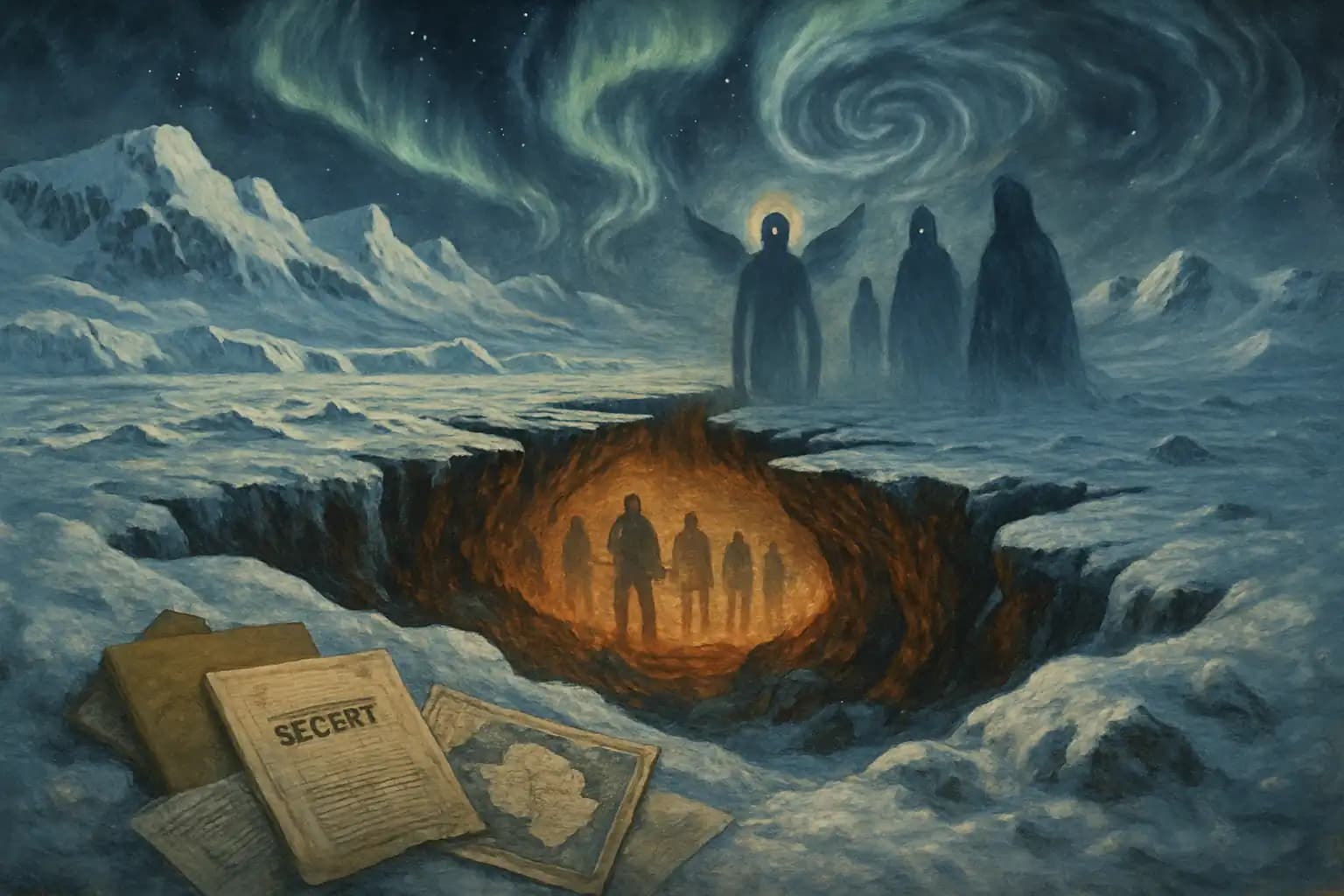 Fallen Angels, Hollow Earth, and Antarctica: Inside the Icebound Conspiracy