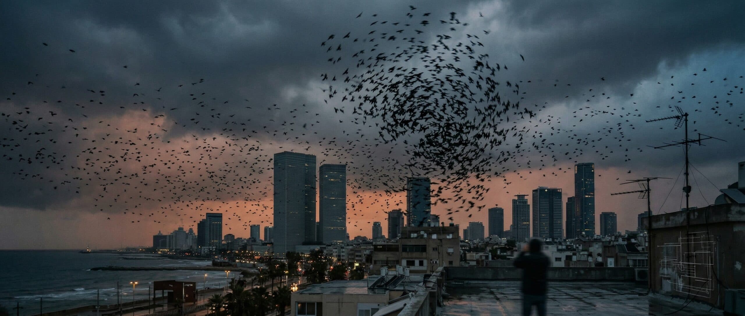 Why the Tel Aviv Crow Swarm Became a Harbinger-of-Doom Story Online