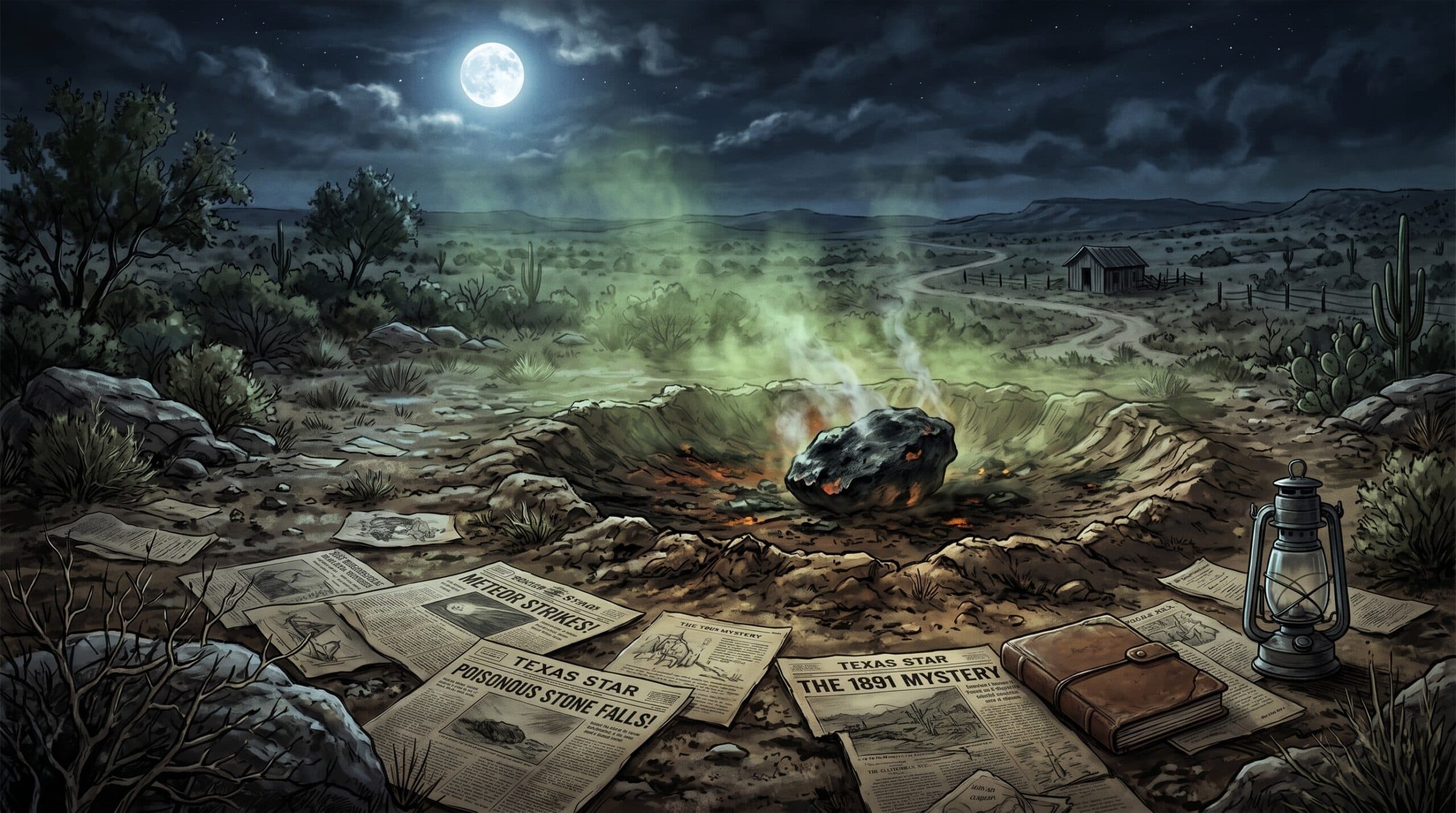 The Texas Poisonous Meteorite of 1891: Why This Weird Newspaper Story Still Lingers